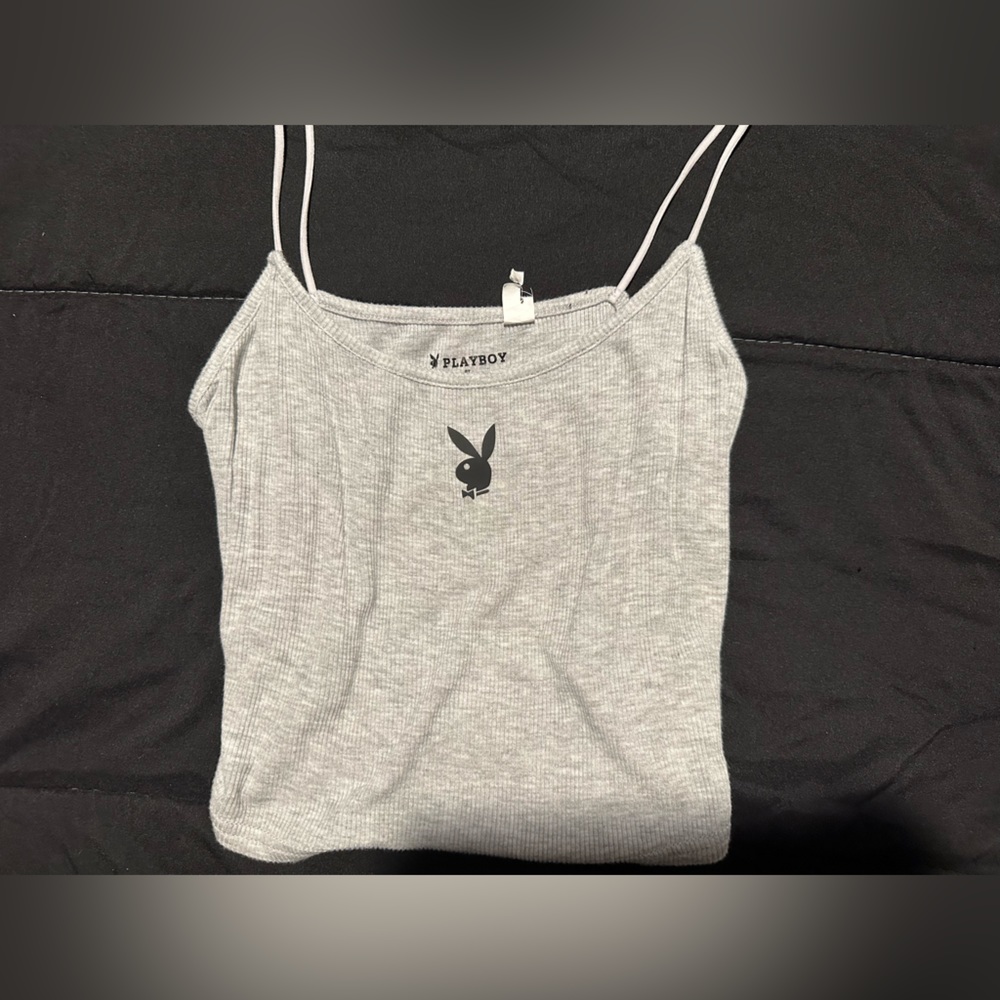 playboy cropped tank